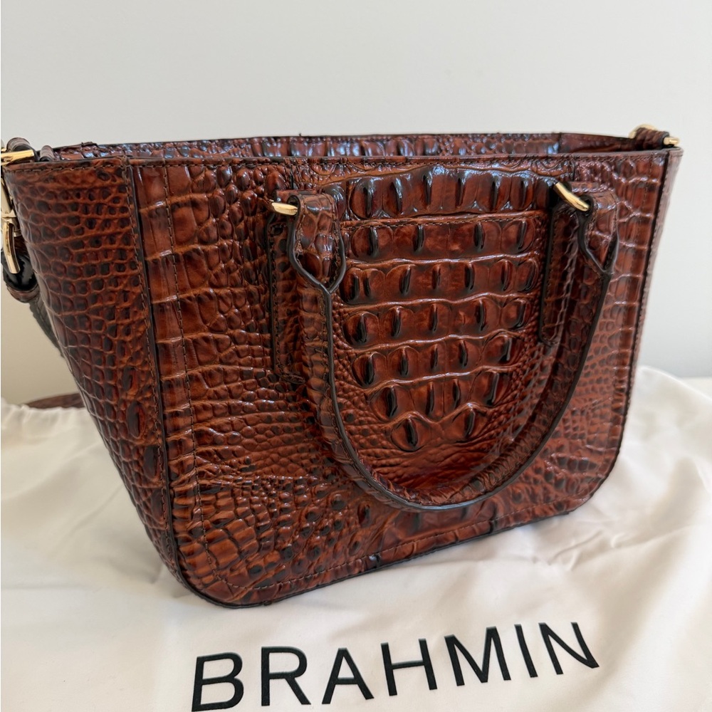 Melbourne Collection Mini Asher Crocodile-Embossed Bag Approx 12 x 8 x 4
NWOT - Picture 2 of 5
